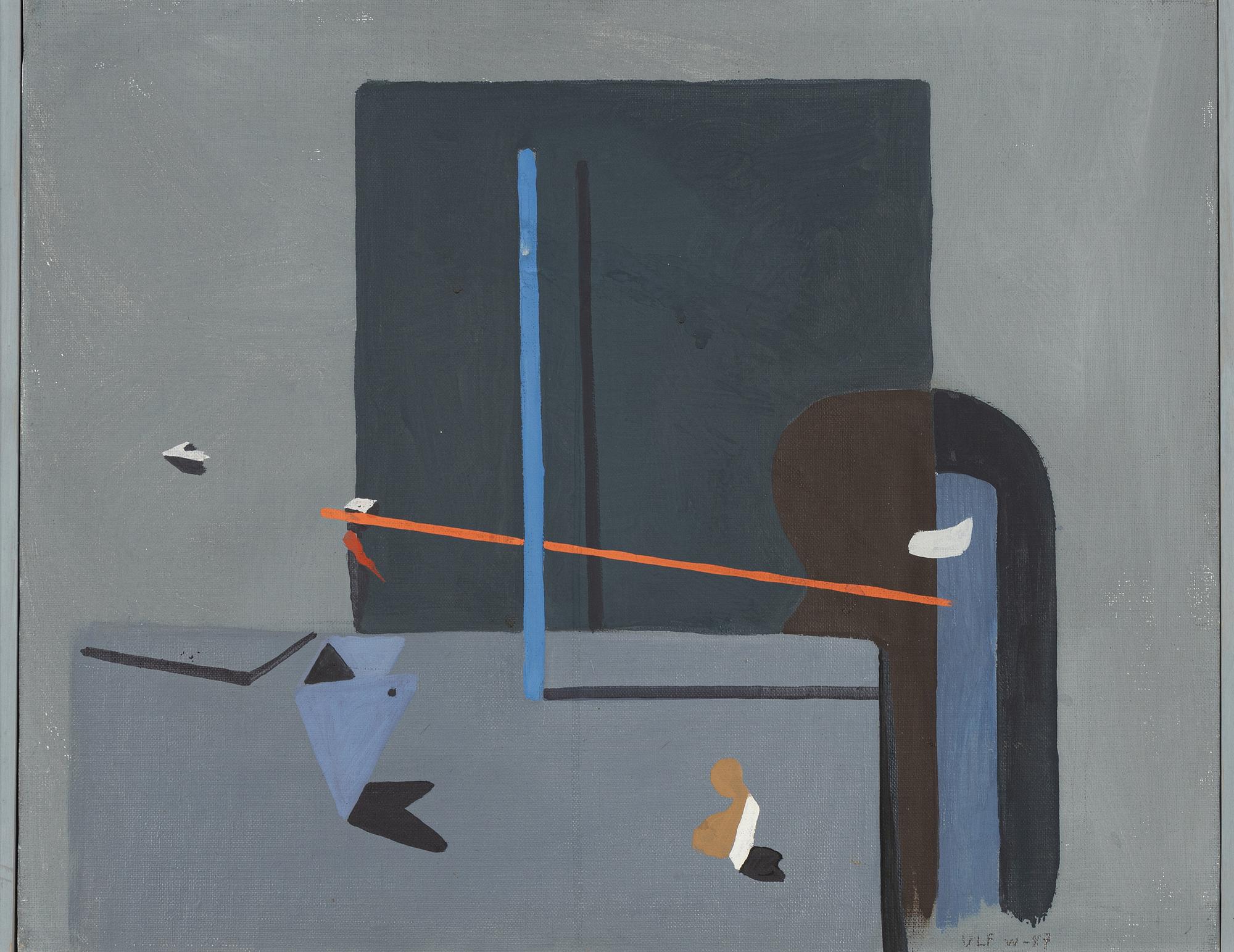 Ulf Wahlberg, oil on canvas, signed and dated -87.