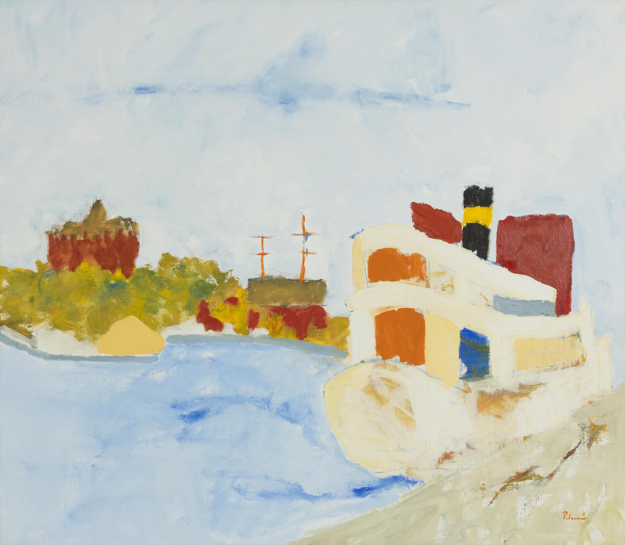 Anders Palmér, View towards Skeppsholmen and af Chapman, Stockholm.