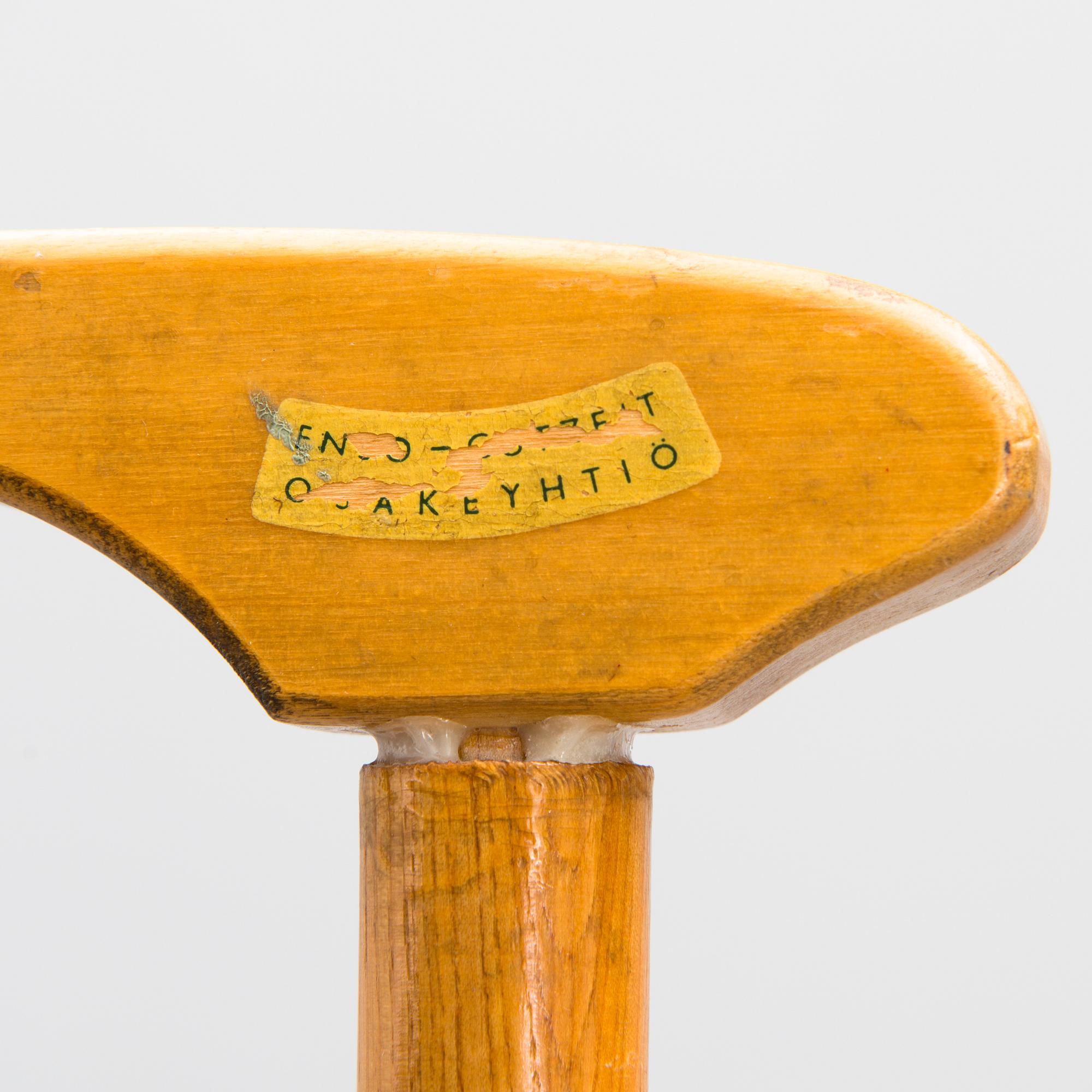 A Finnish folding chair designed for the 1952 summer Olympics in Helsinki.