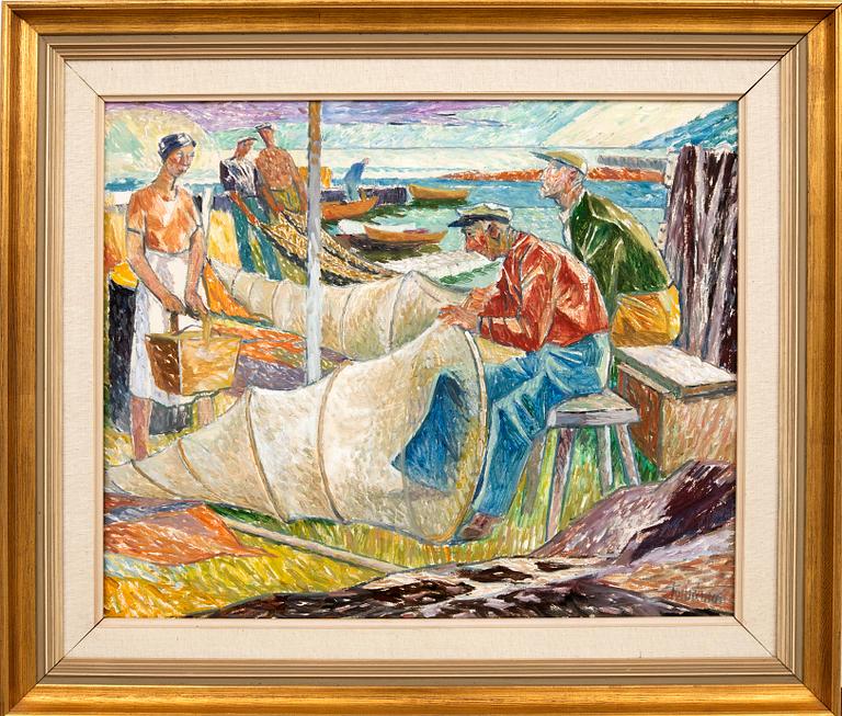 Gunnar Torhamn, oil on canvas, signed.