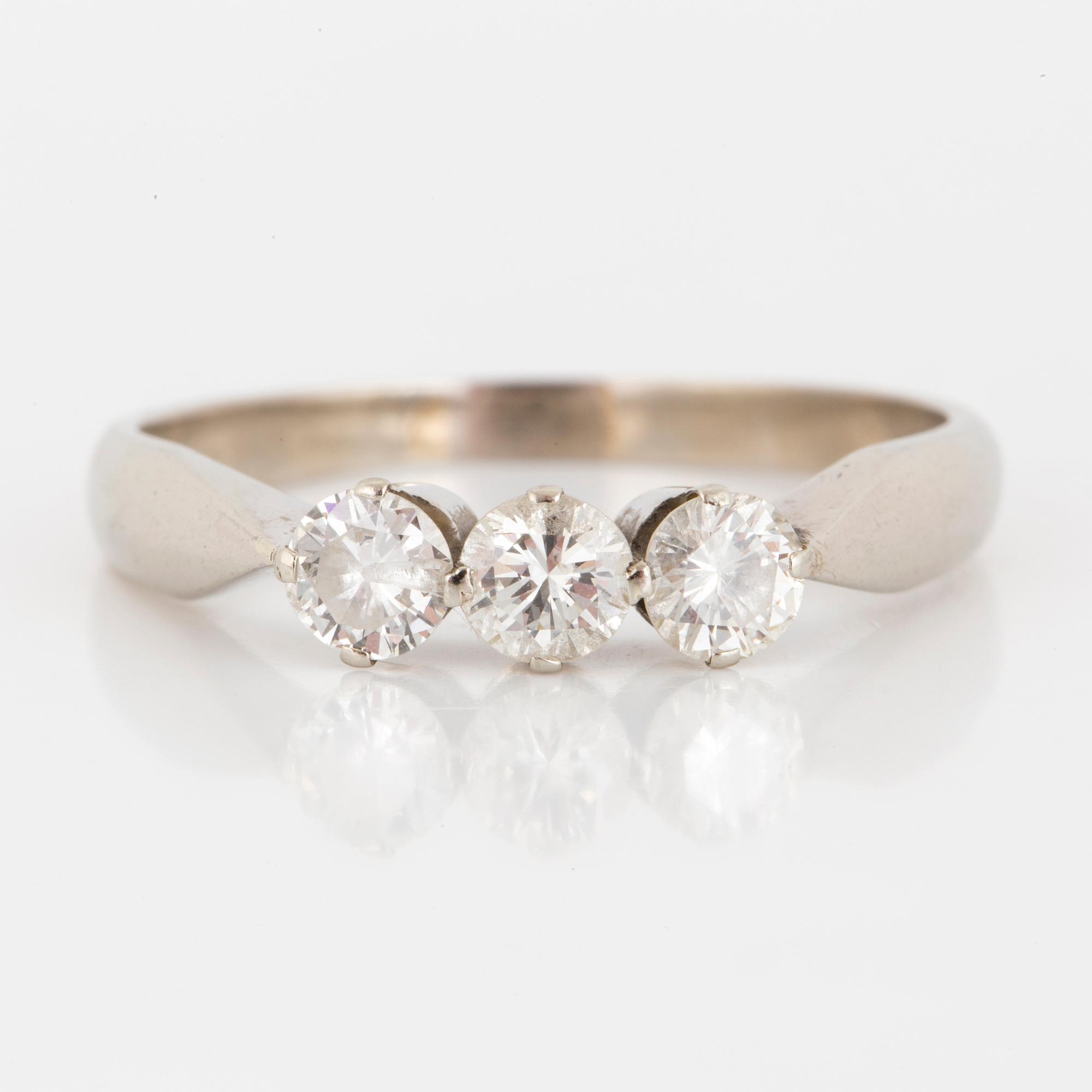 A diamond ring.