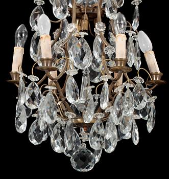 LJUSKRONA, rokokostil, 1900-talets mitt. Höjd ca 63 cm.