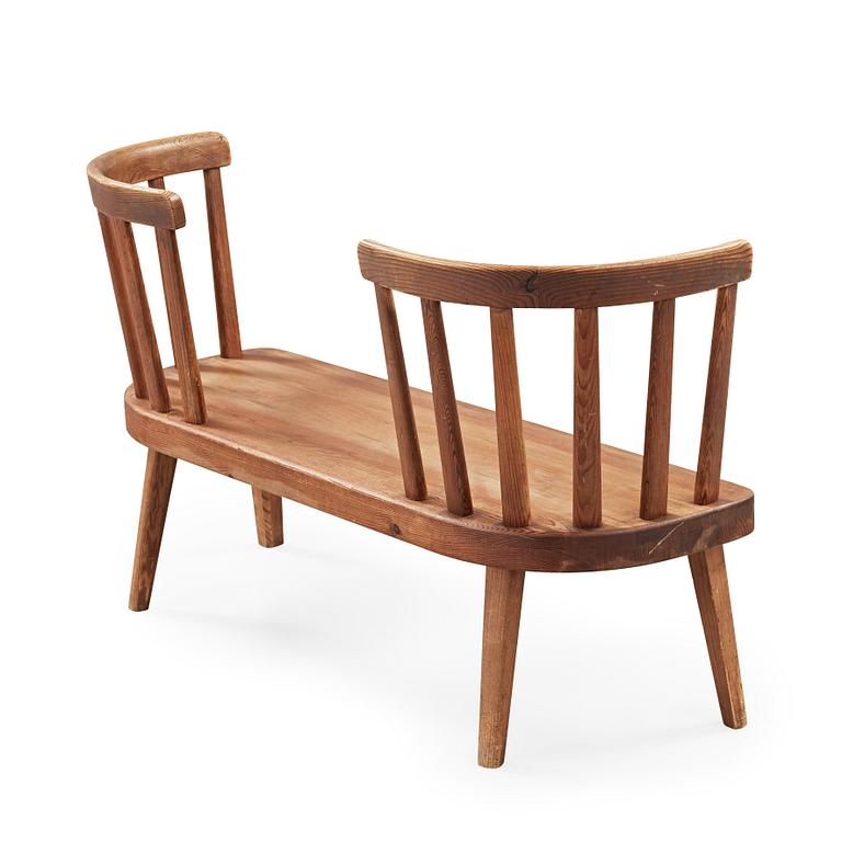 Axel Einar Hjorth, An 'Utö' pine sofa, Nordiska Kompaniet, Sweden 1930's.