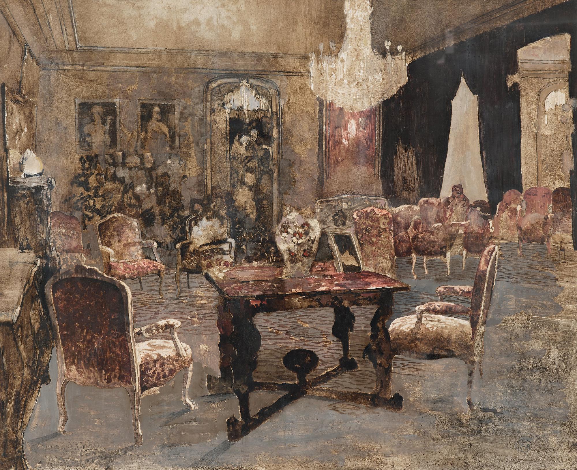 Roj Friberg, ”Slottsinteriör”.