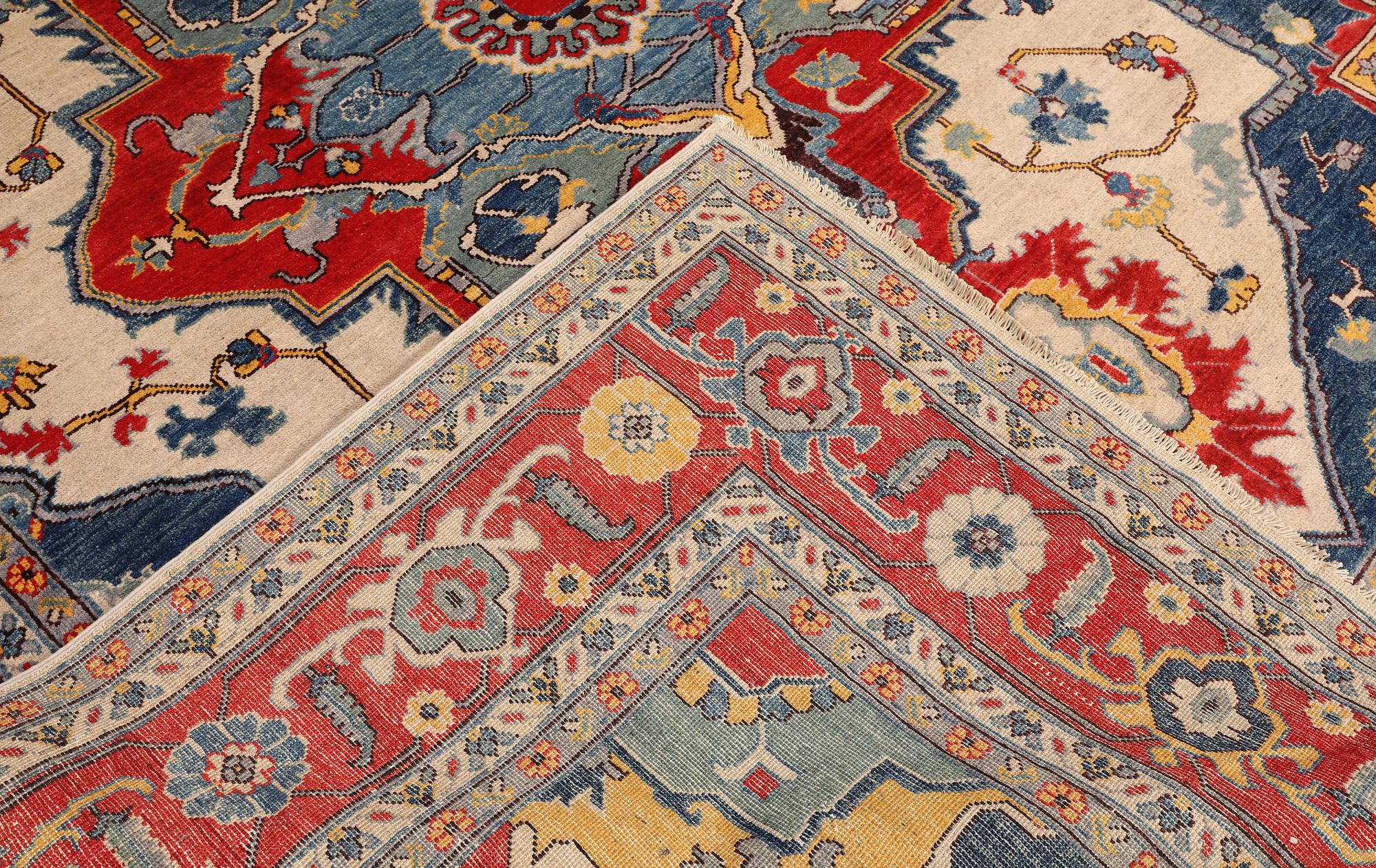 Matta, Kazak design, ca 294 x 244 cm.