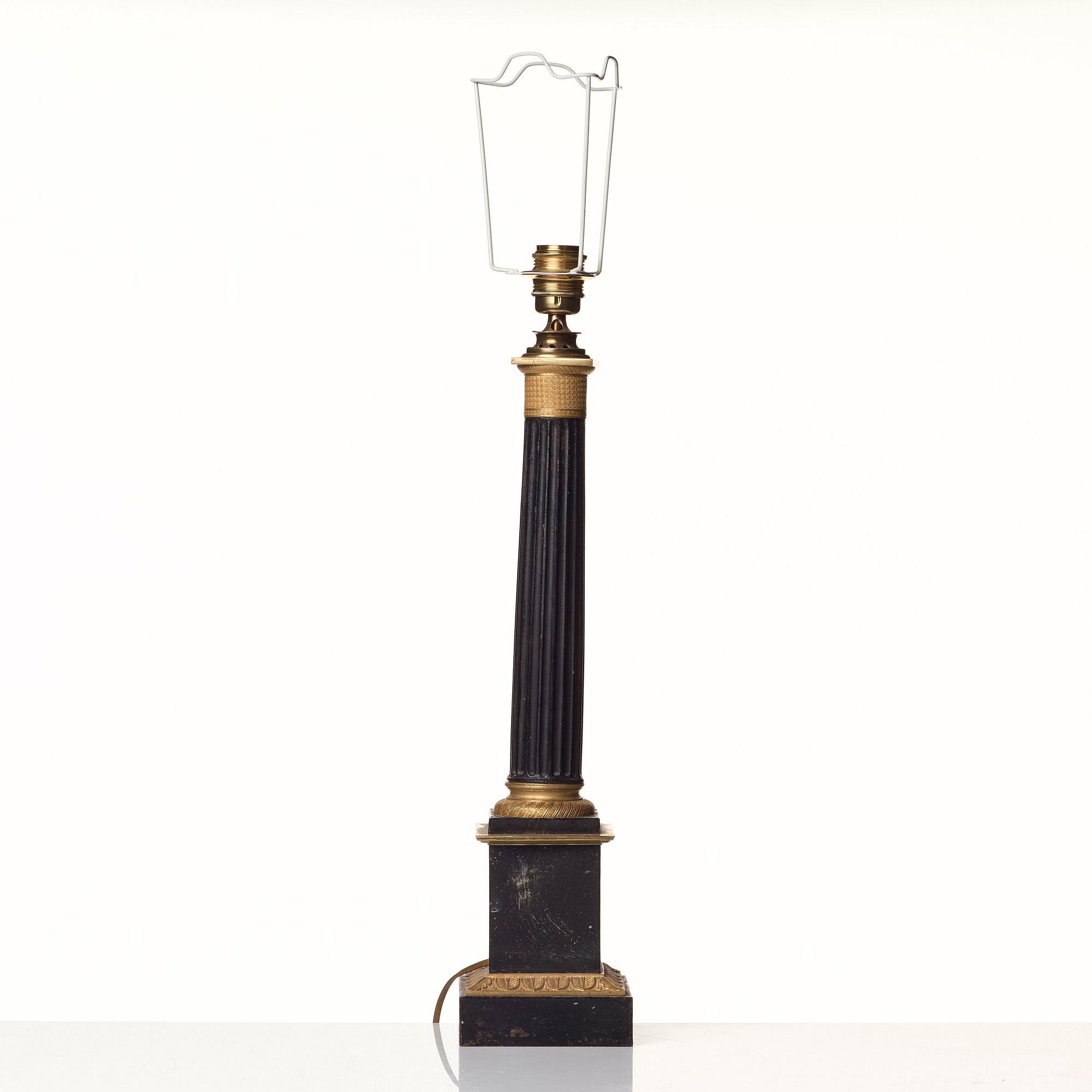 A French late Empire 19th Century table lamp.