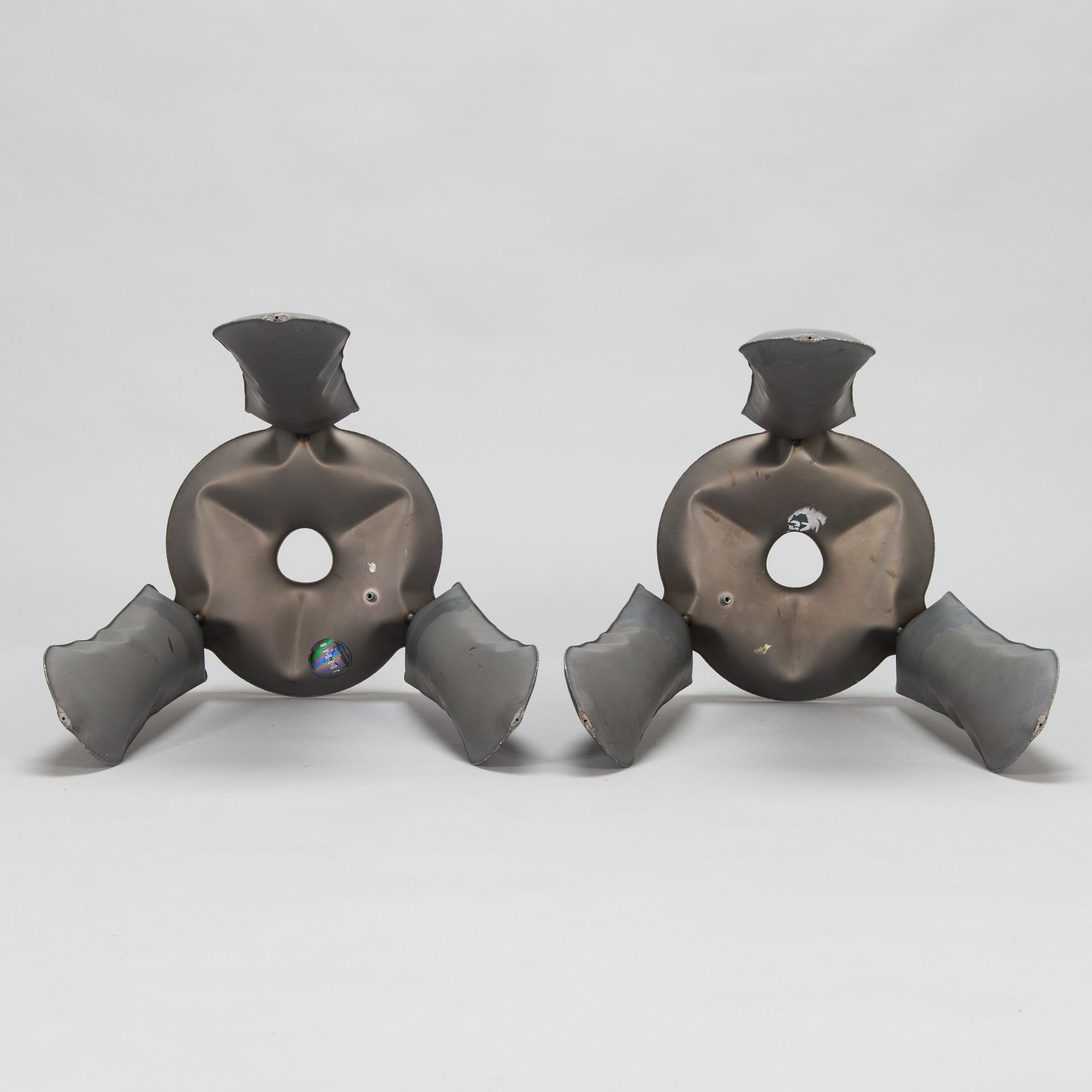 Oskar Zieta, a pair on 21st Century 'Plopp' stools for HAY Denmark.