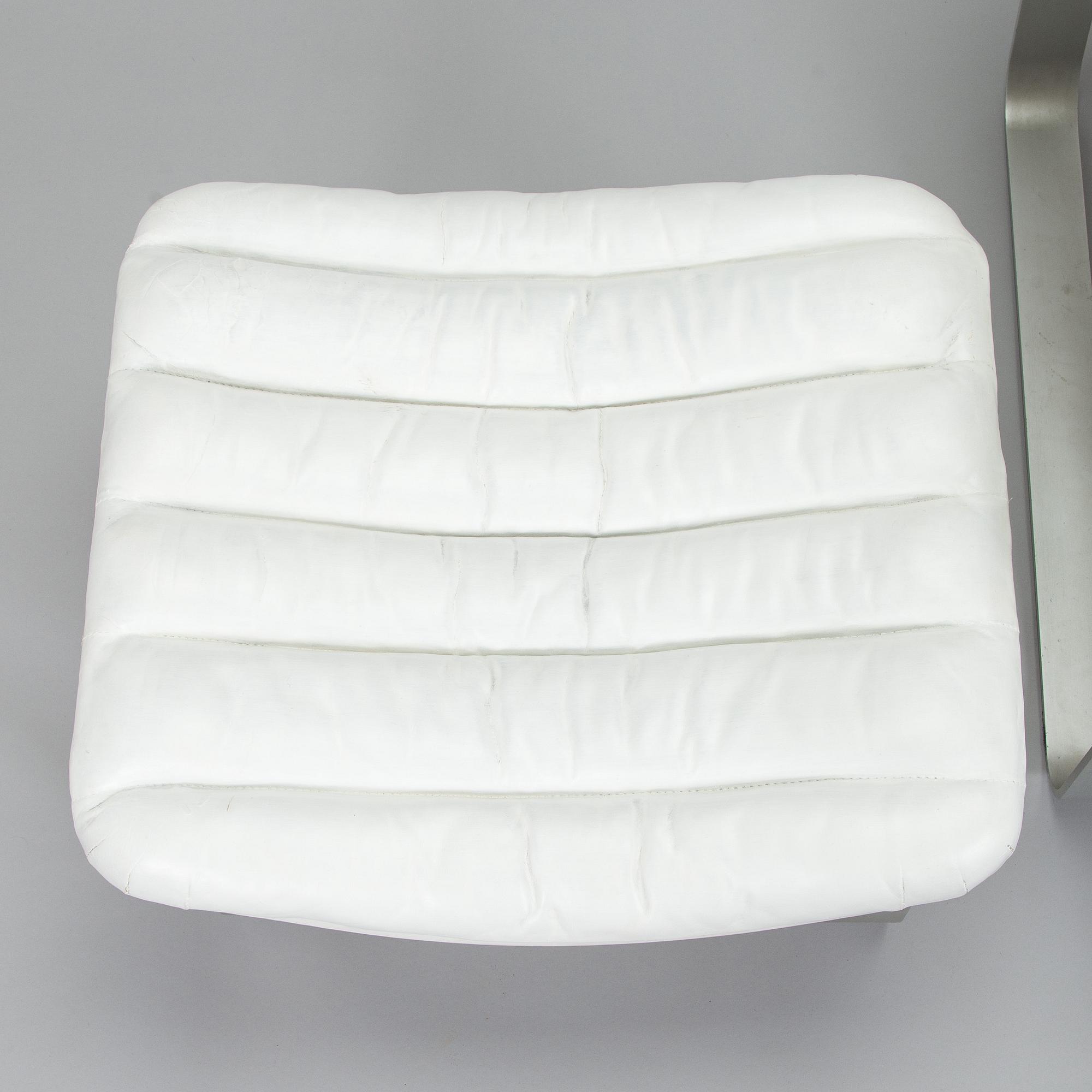 Ilmari Lappalainen, a "Pulkka" easy chair and ottoman for Asko, designed year 1968.
