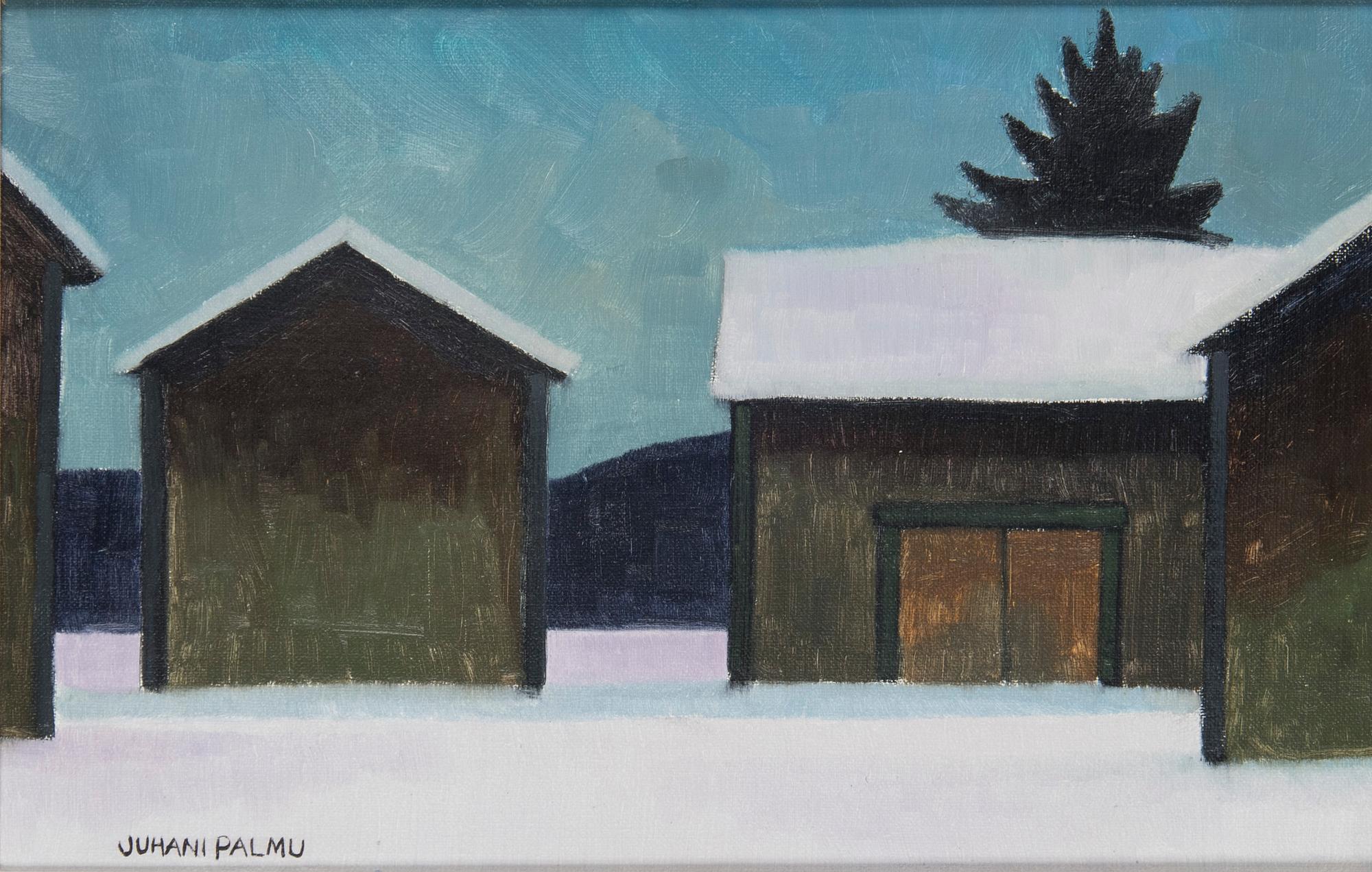 Juhani Palmu, Winter courtyard view.