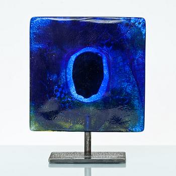 SKULPTUR, glas, Kjell Engman, Kosta Boda Atelier, signerad.