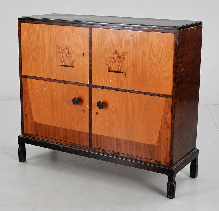 LINNESKÅP, art deco, 1930/40-tal.