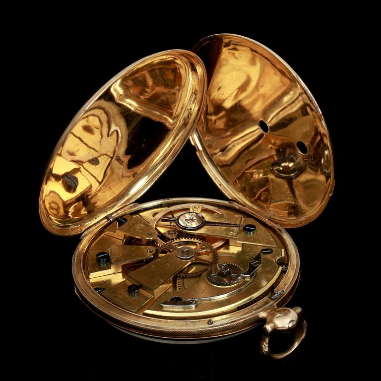 HERRFICKUR, 14k guld, Frankrike, omkring år 1900.