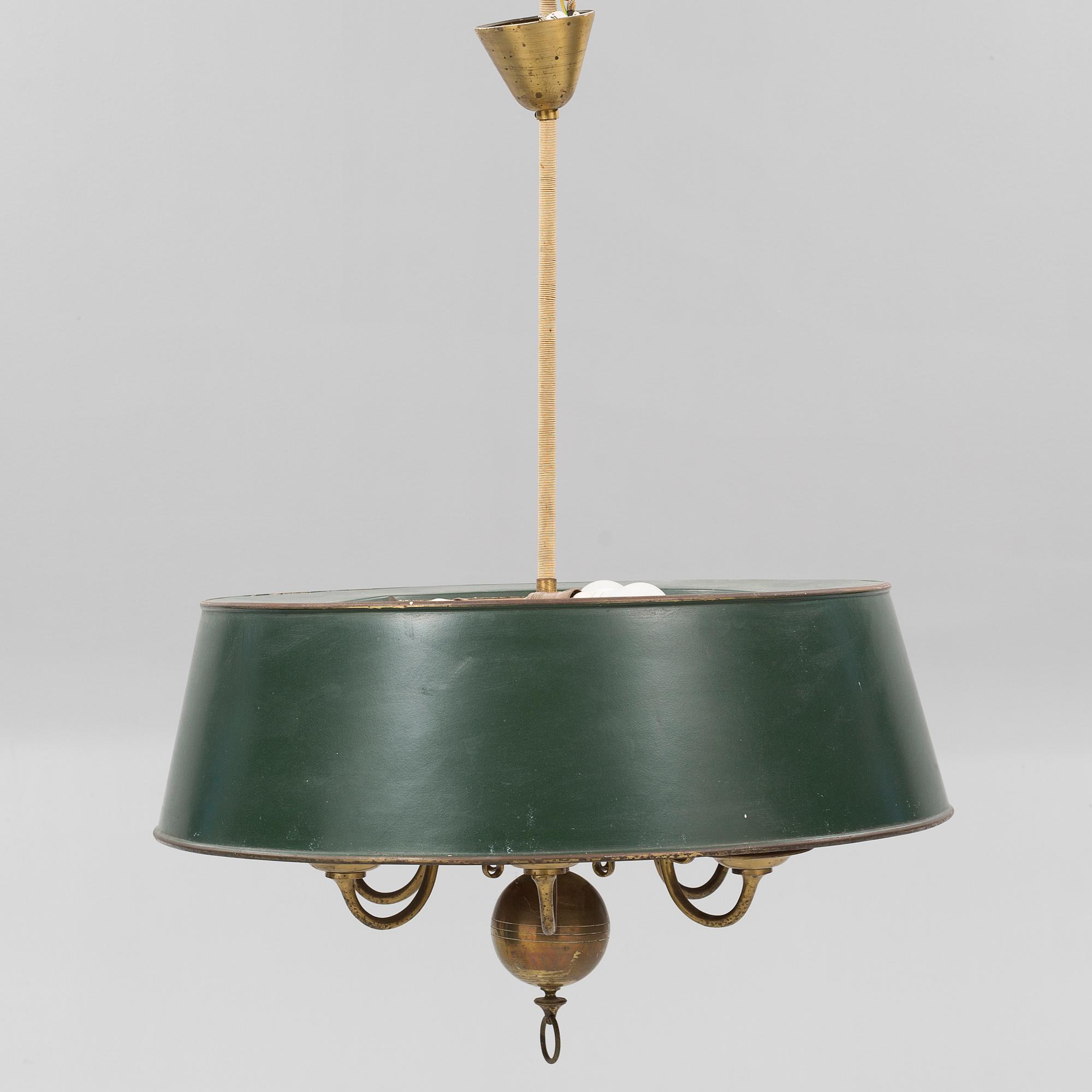 A ceiling lamp, circa mid 20th century.