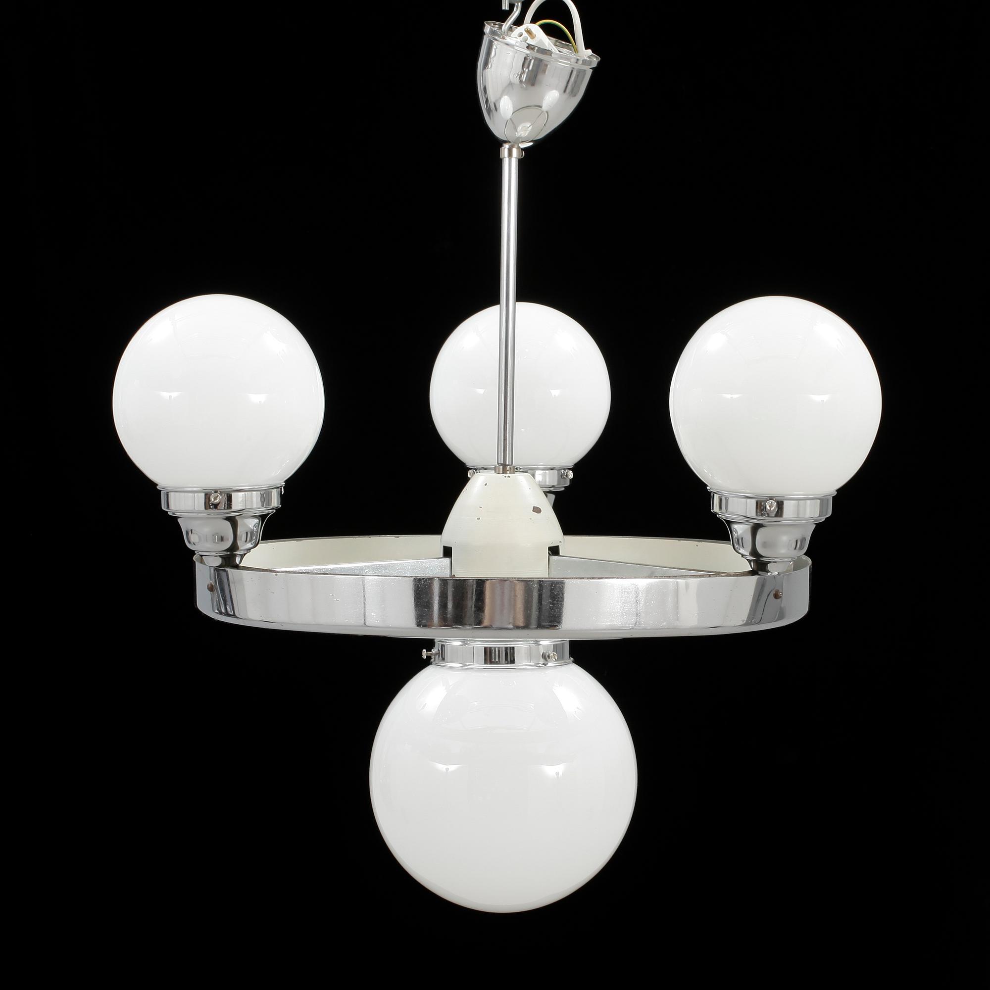 TAKLAMPA, 1940/50-tal. Höjd ca 72 cm.