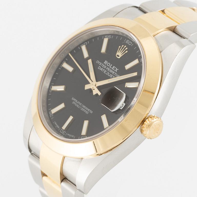 Rolex, Oyster Perpetual, Datejust 41, wristwatch, 41 mm.