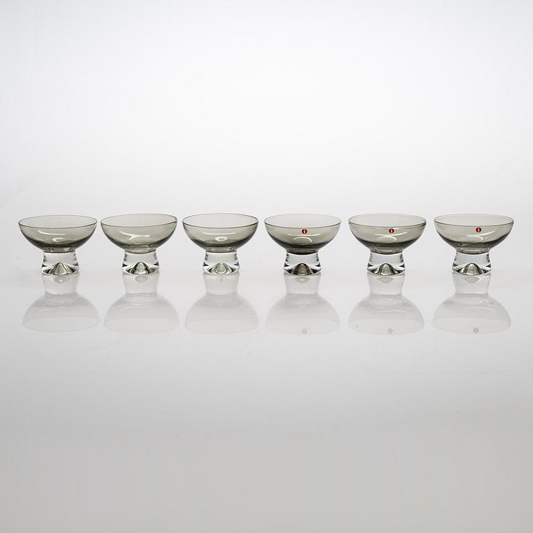 Tapio Wirkkala, Jälkiruokamaljoja, 18 kpl, malli 2092. Iittala 1900-luvun puoliväli.