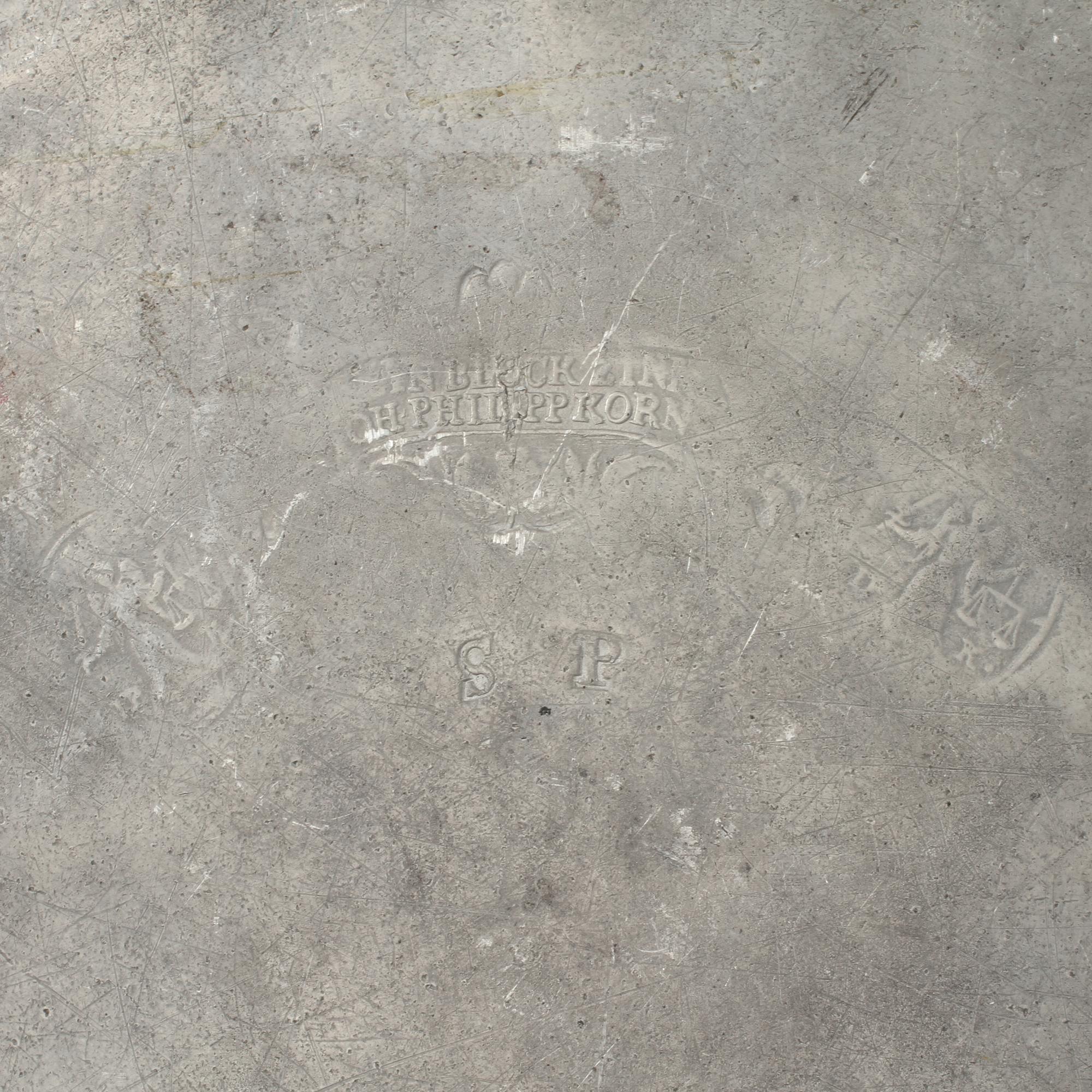 TALLRIKAR, 3 st, tenn, 1700-tal.