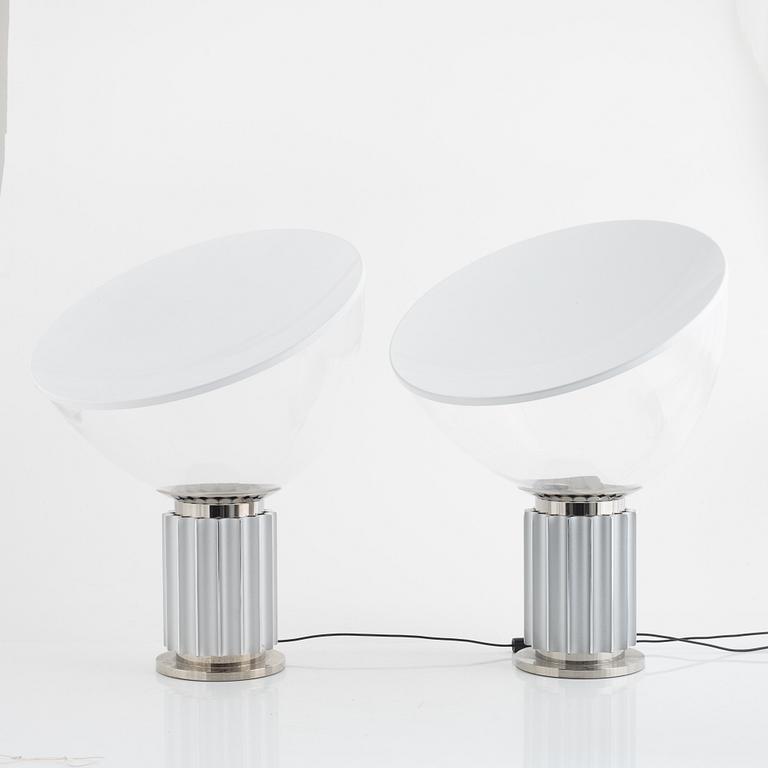 Achille Castiglioni & Pier Giacomo Castiglioni, a pair of "Taccia small" table lamps, Flos, Italy.