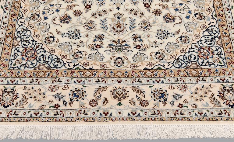 A rug, Nain Part Silk, sk 6 LAA, 179 x 123 cm.