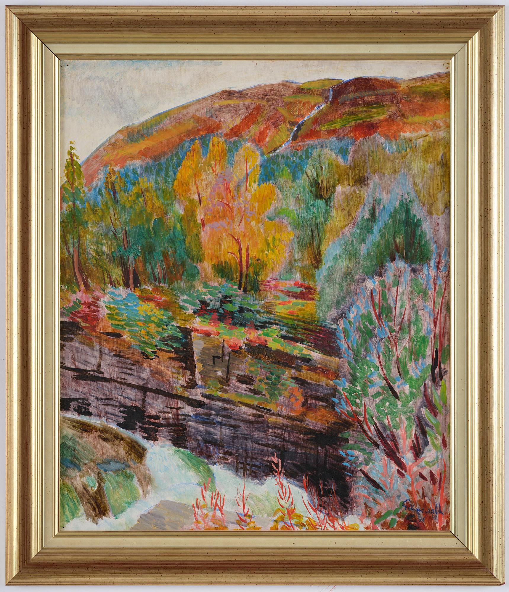 Isaac Grünewald, Autumn Landscape.