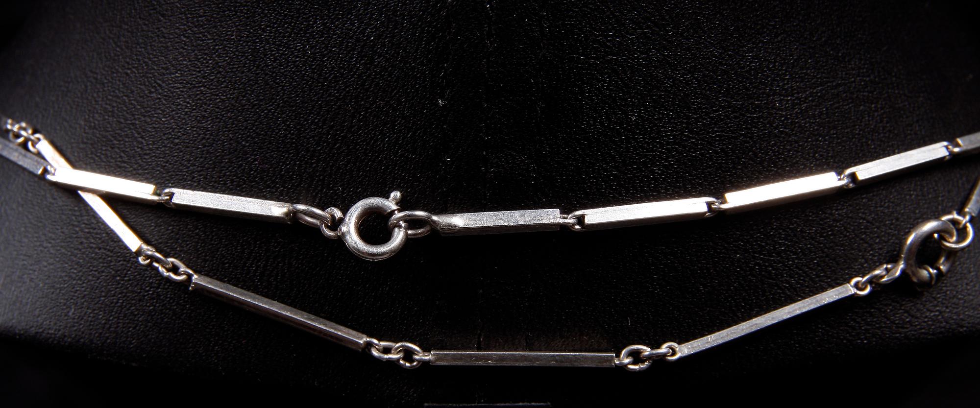 PARTI SILVERSMYCKEN, 3 st, 1940-60-tal, bla Stigbert, Stockholm.