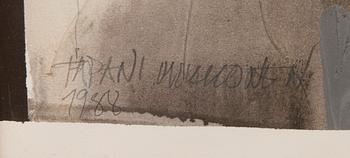 TAPANI MIKKONEN, sekatekniikka, signeerattu ja päivätty 1988.