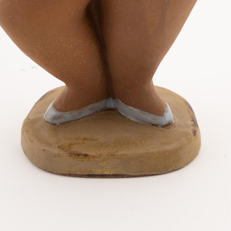 Lisa Larson, a 'Dora' stoneware figurine from 'ABC-flickorna', Gustavsberg.