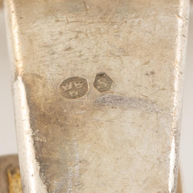 Björn Weckström, manschettknappar, silver. Lapponia 1972.