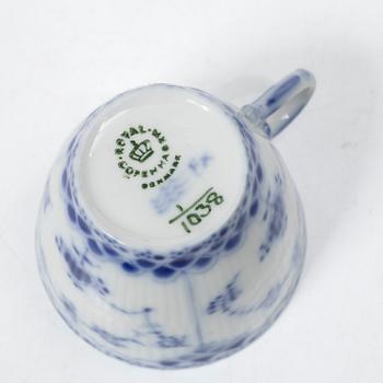 Royal Copenhagen, kaffeservis, 10 delar, "Musselmalet", Danmark.
