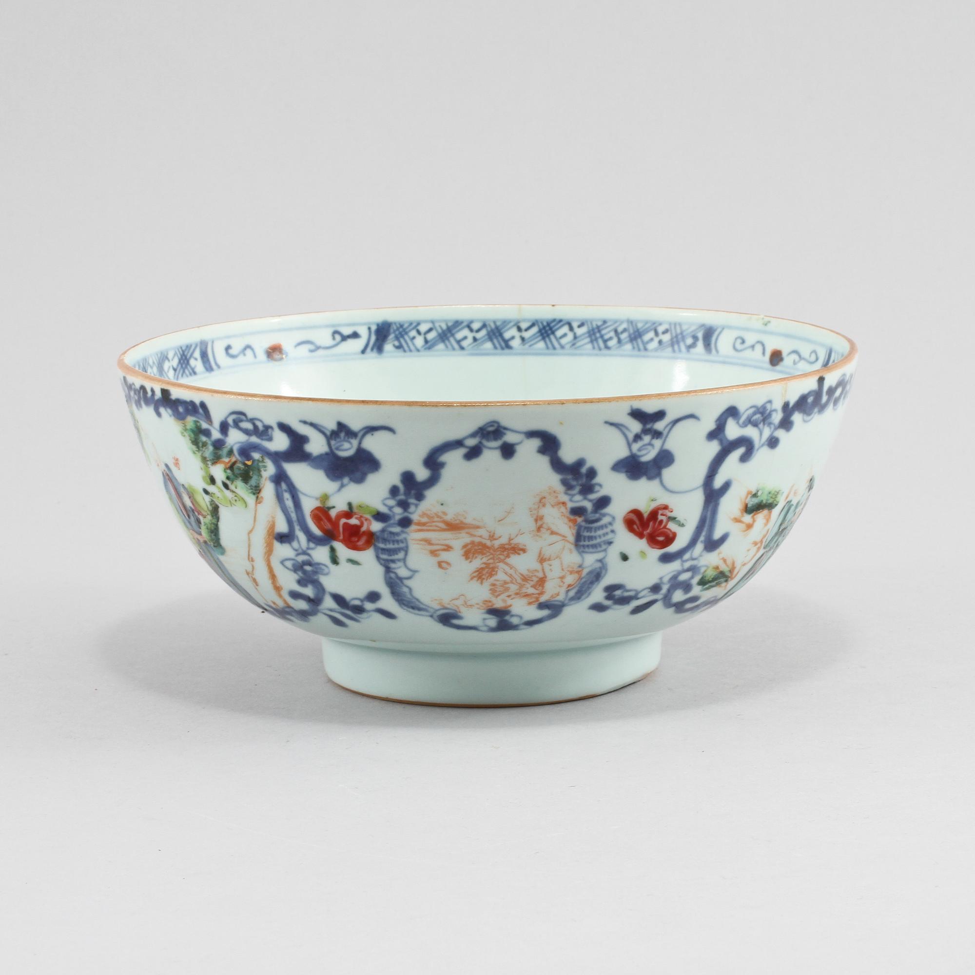 SKÅL, porslin, Kina, 1700-tal.