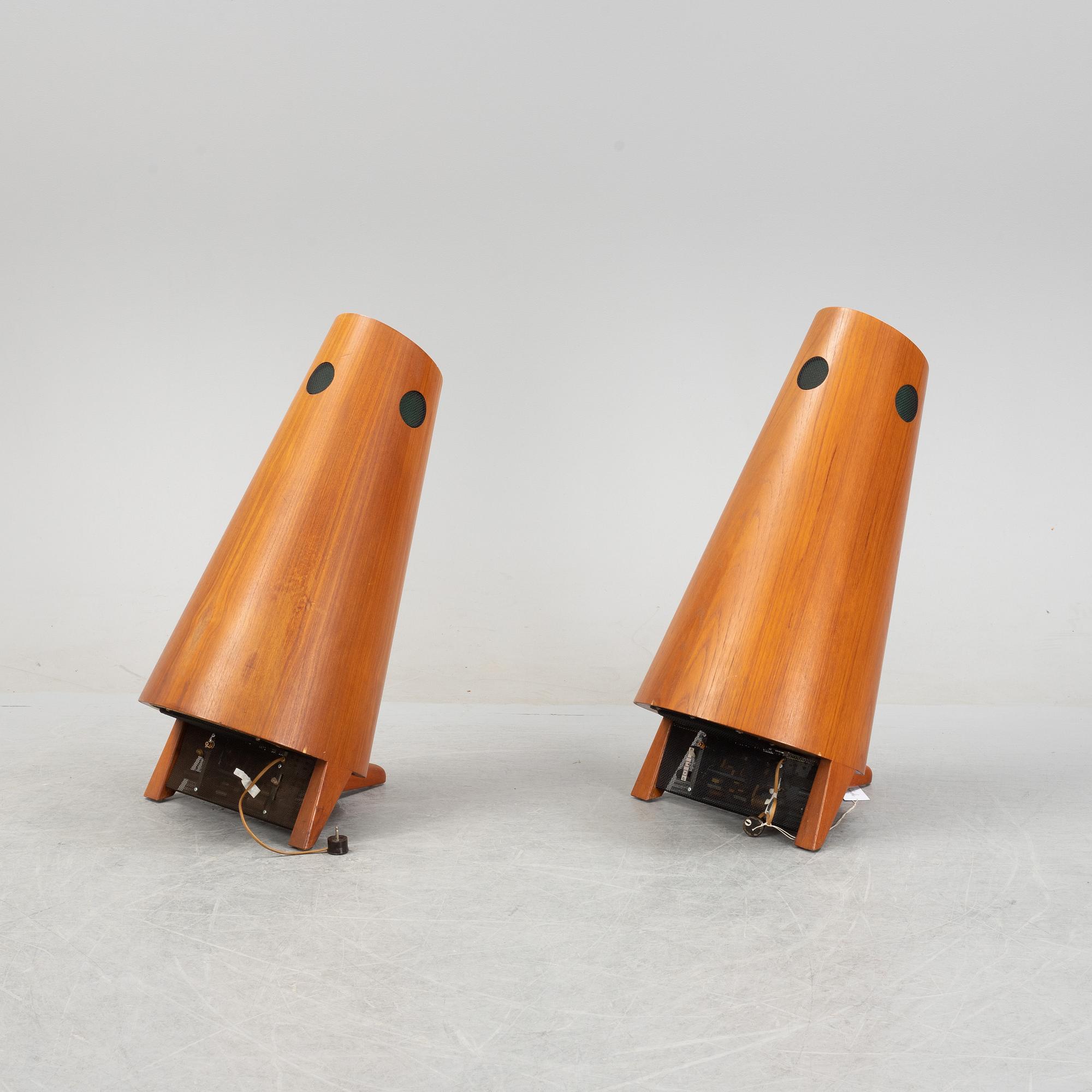 Stig Carlsson, ”Kolboxen", högtalare ett par, 1959-62.