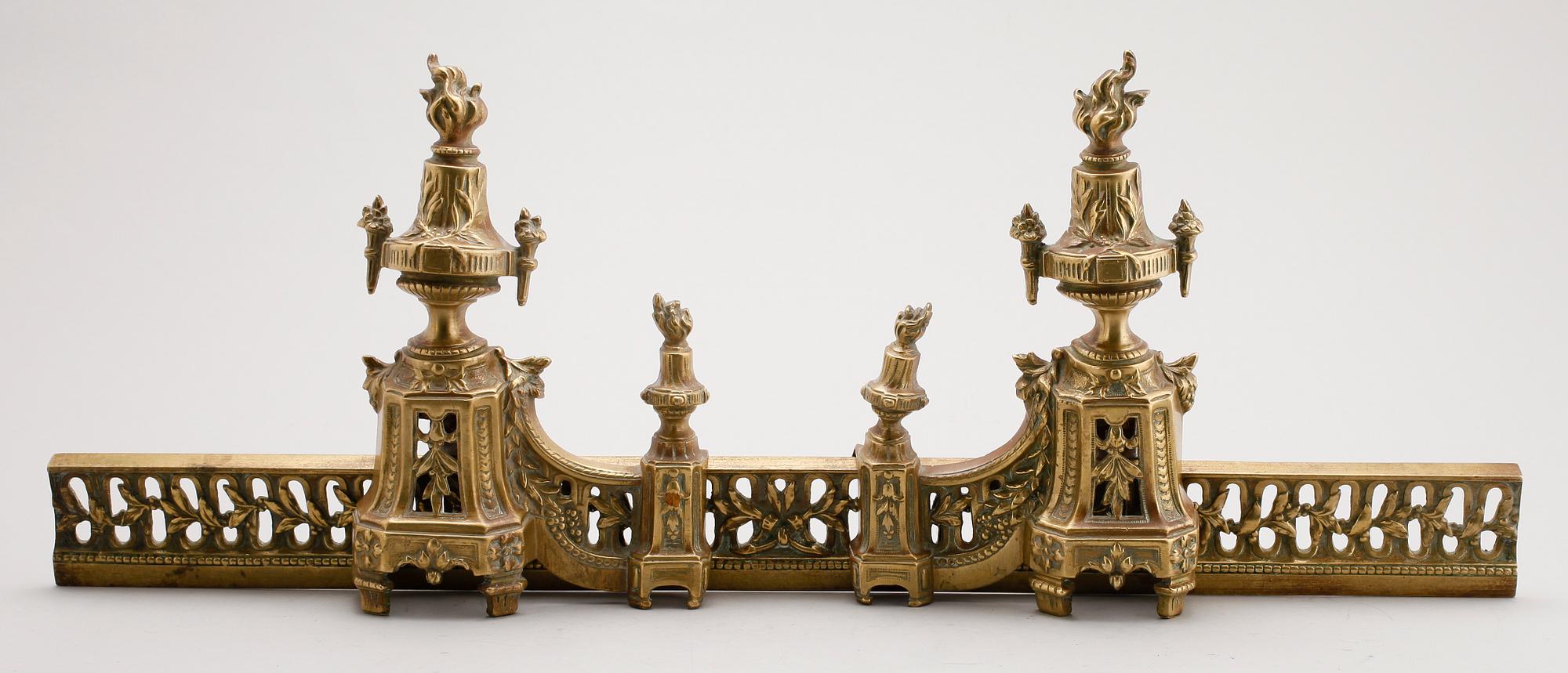 ELDSTÄLL, mässing, 1800-tal.