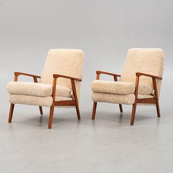 Fåtöljer, ett par, 1960/70-tal.