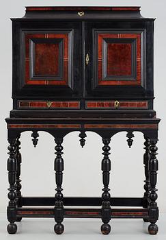 A Baroque second half 17th century cabinet, presumably Flemish.