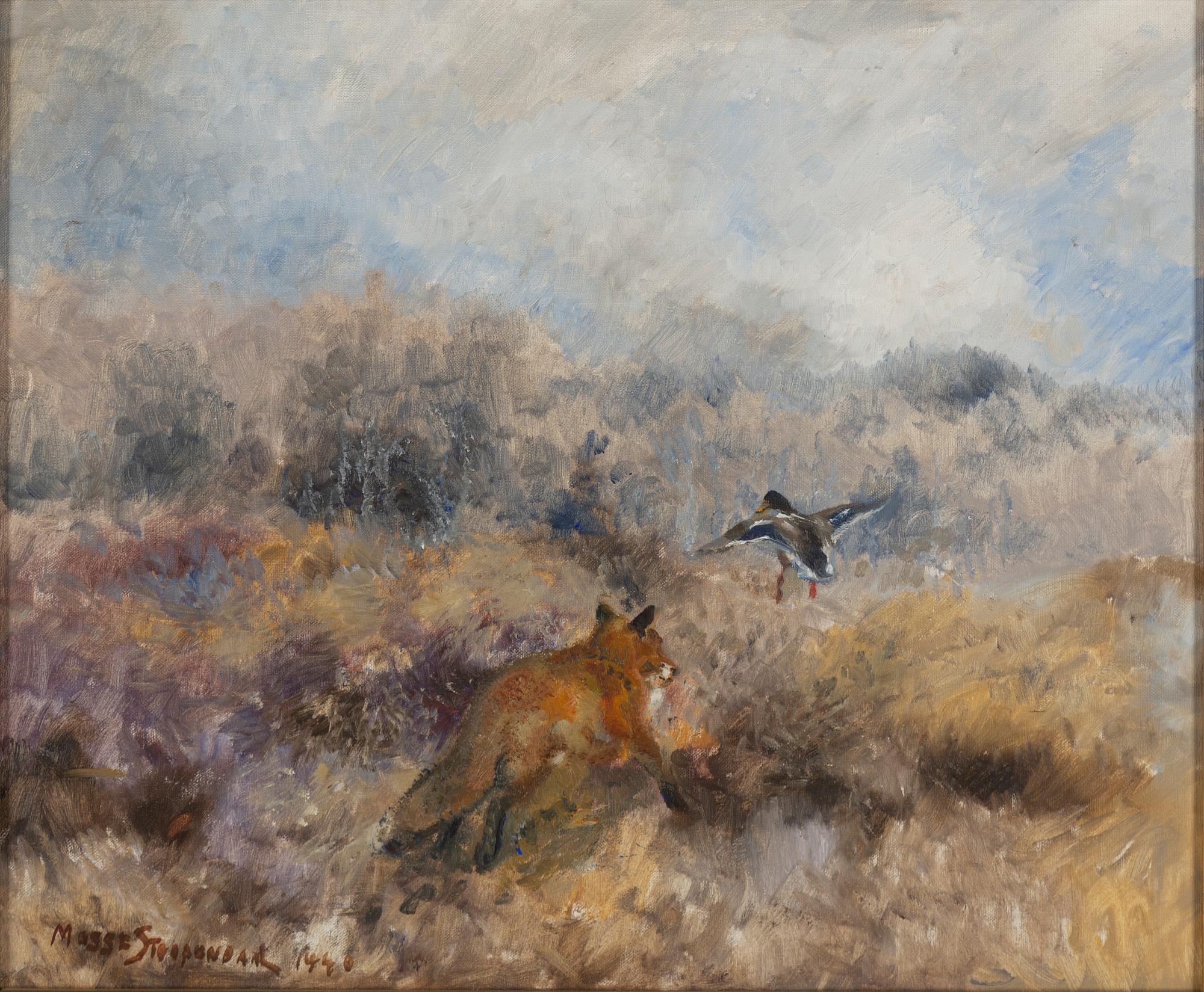 Mosse Stoopendaal, oil on canvas, signed and dated 1940.