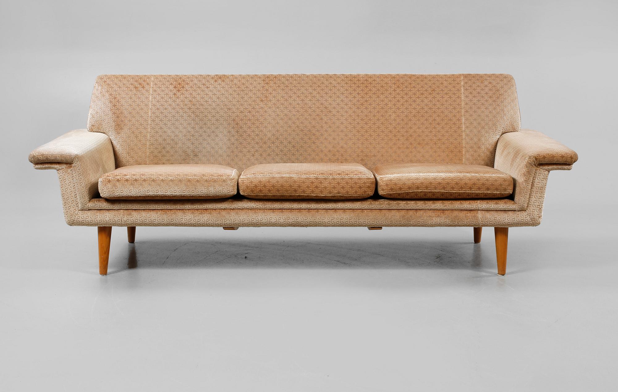 SOFFA samt FÅTÖLJ, Trensum, omkring år 1960. brickmärkta.