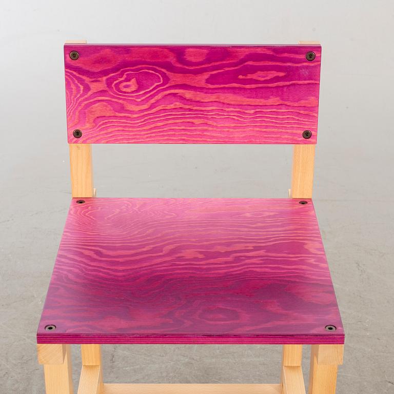 FREDRIK PAULSEN, "Röhsska"Designbaren, barstol, Blå Station 2020, Barstol 15/18.