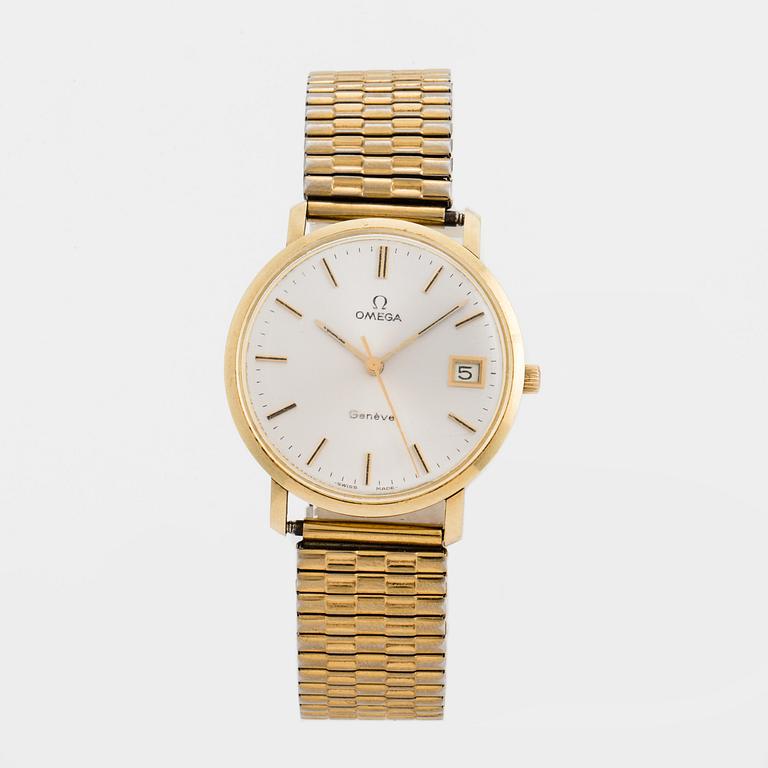 OMEGA, Genève, armbandsur, 34 mm,