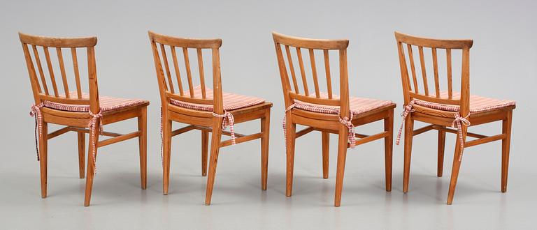 STOLAR, 4 st, Carl Malmsten, 1900-talets andra hälft.