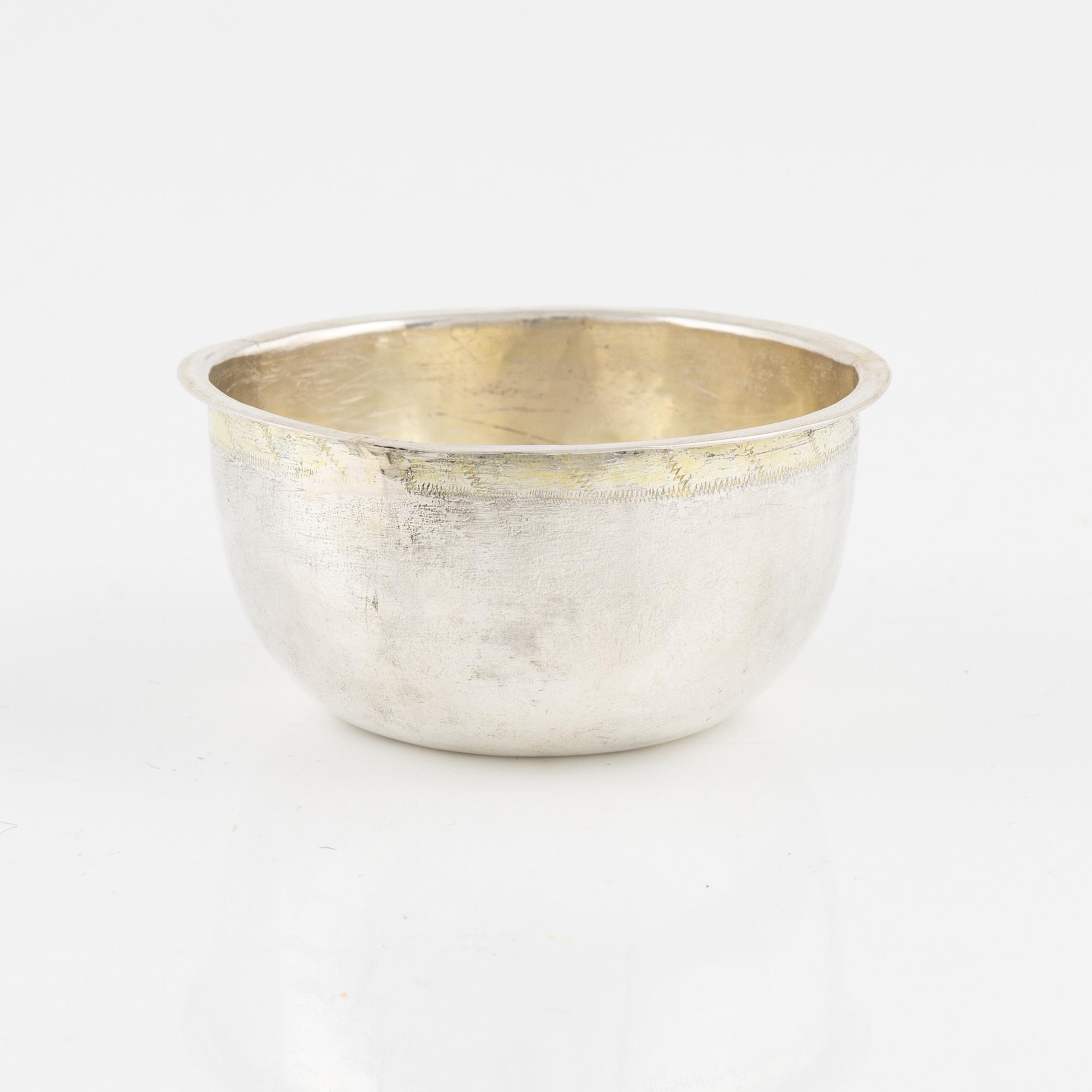 A Swedish Parcel-Gilt Silver Tumbler, mark of Johan Wennerwall, Göteborg 1766.