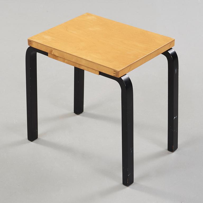 An Alvar Aalto birch table, made on license by Aalto Design Hedemora, for Artek, Sweden 1946-56.