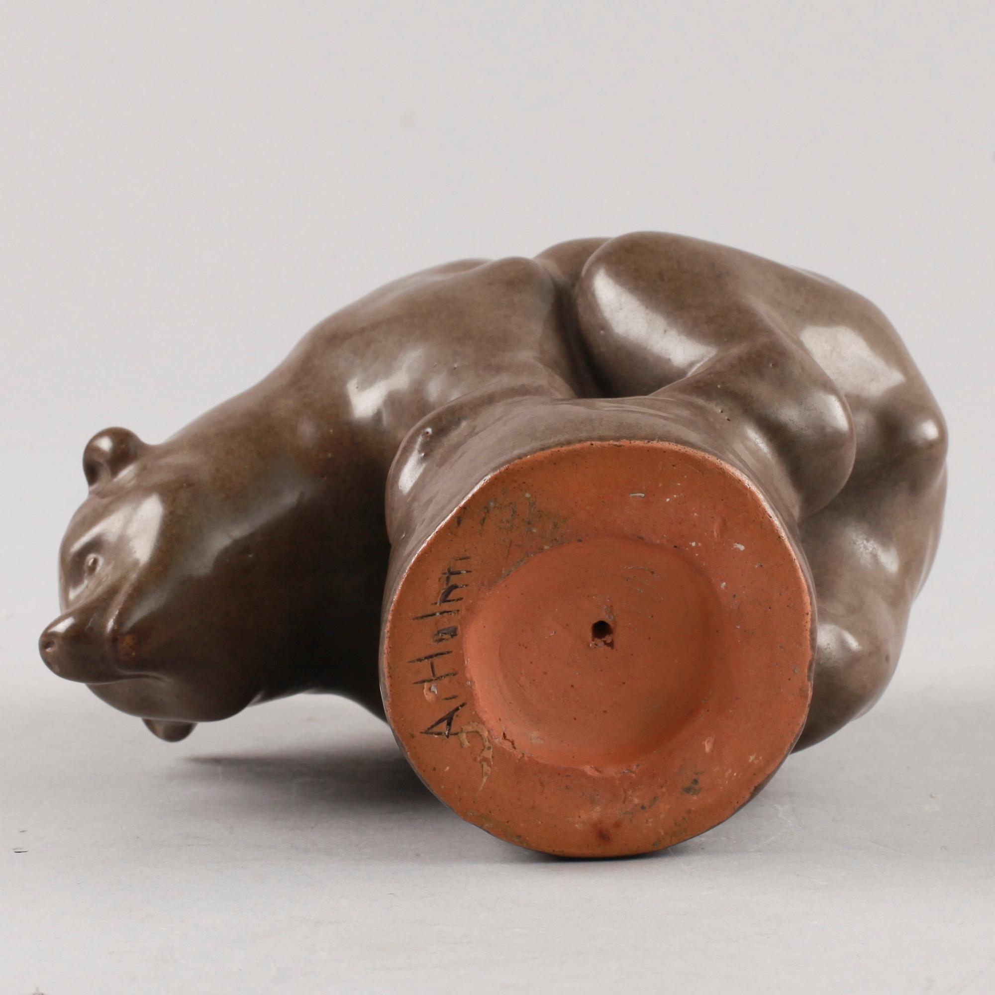 FIGURIN, keramik. Åke Holm,1900-tal.