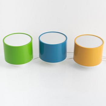 Uno & Östen Kristiansson, three table lamps, Luxus, Vittsjö.