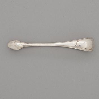 A Swedish 18th century silver sugar-tongs, mark of Johan Malmstedt, Göteborg (1783-1831) 1786 possibly).