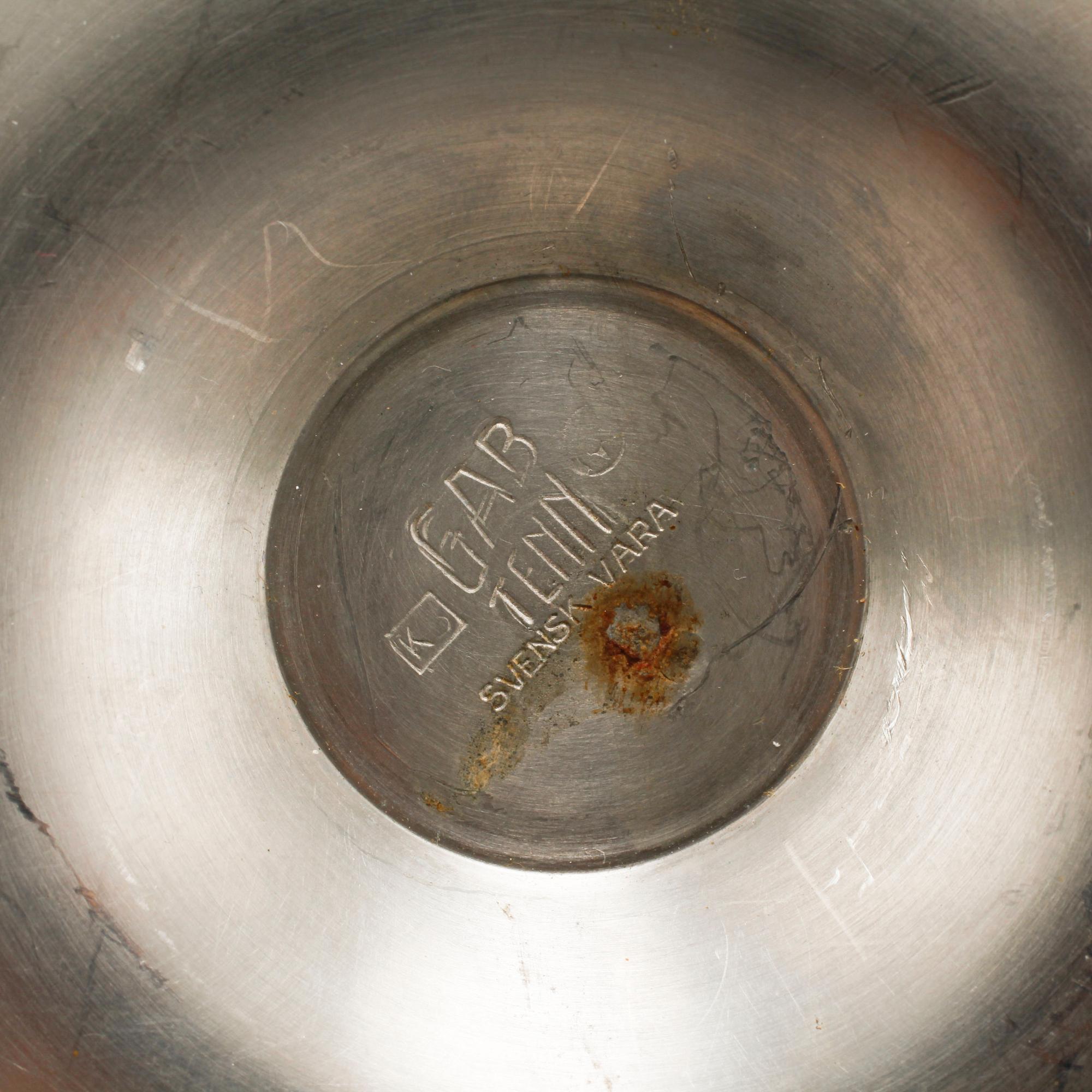 LJUSSTAKAR, ett par, tenn, GAB, 1936.