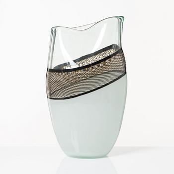 Giampaolo Seguso, vase, 'Refolo', Murano, Italy 1993.