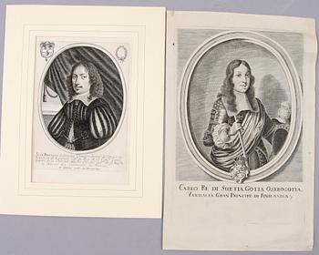 PARTI KOPPARSTICK, 16/1700-tal, 12 st.