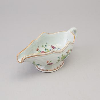 SÅSSNIPA, kompaniporslin. Qingdynastin, Qianlong (1736-95).