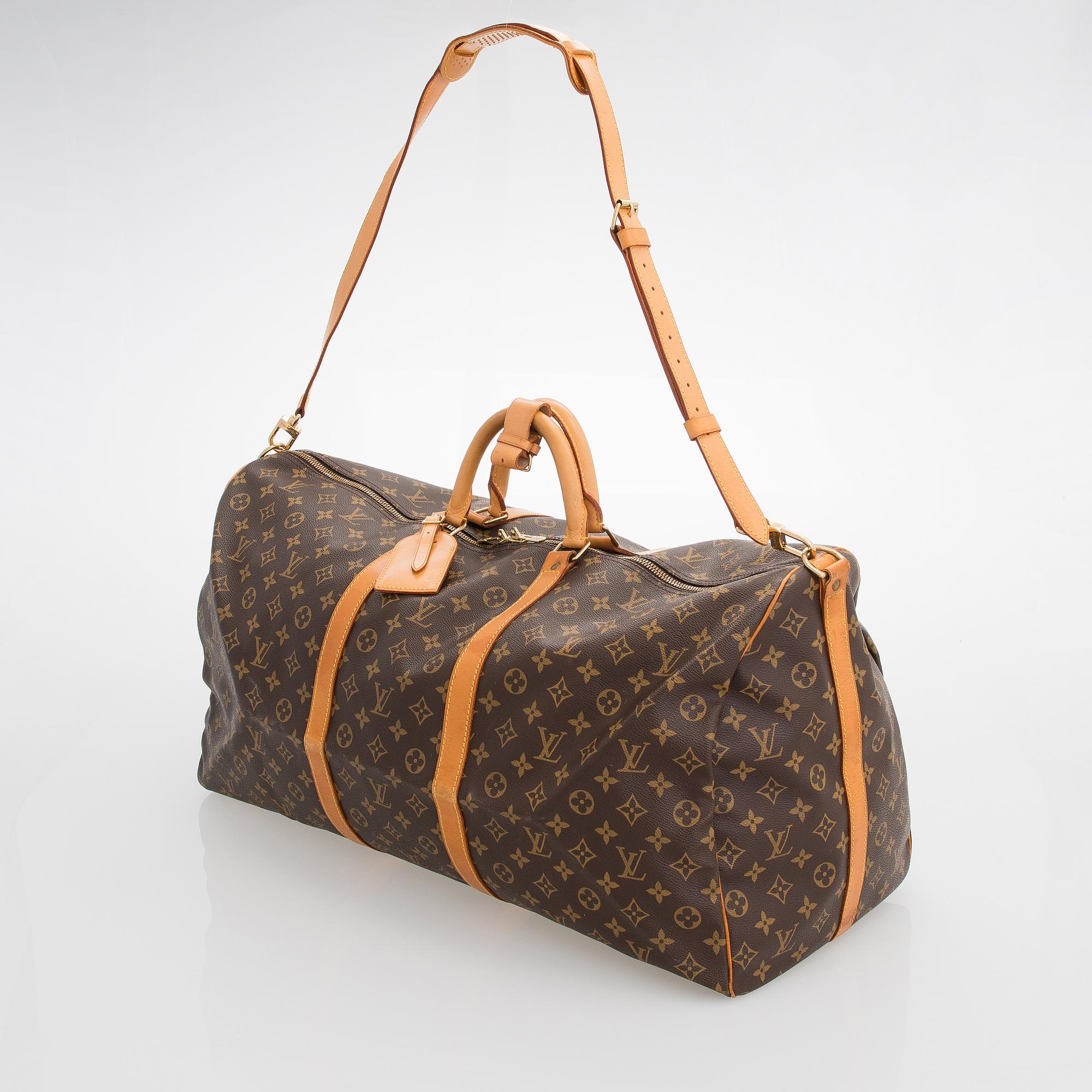 Louis Vuitton, Monogram 'Keepall 60 Bandoulière' Weekendbag.