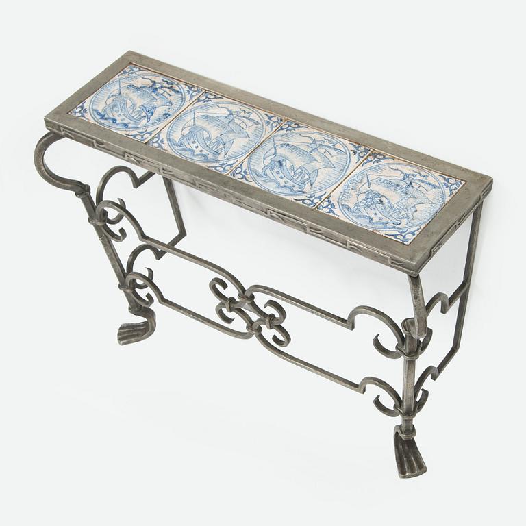 Emil Cedercreutz, spegel samt konsolbord, Taidetakomo Antti Hakkarainen 1930-tal.